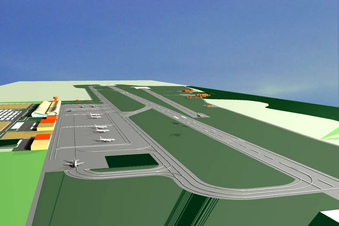Aşa ar trebui să arate Aeroportul Internaţional Iaşi la finalul proiectului de modernizare FOTO CJ Iaşi