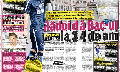 În ediţia de vineri, Click! v a prezentat  în exclusivitate cazul lui Mirel  Rădoi, care îşi dă în aceste  zile examenul de Bacalaureat  jpeg