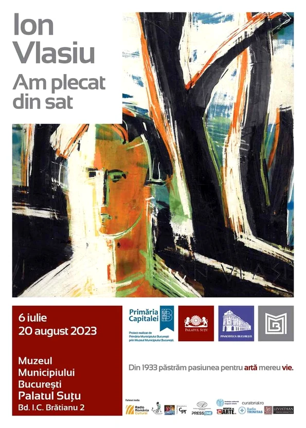 Medalionul expozițional „Ion Vlasiu. Am plecat din sat", la Palatul Suțu