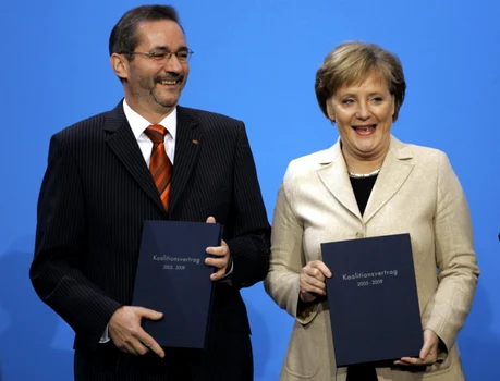 Cancelarul german Angela Merkel 2005 FOTO AP