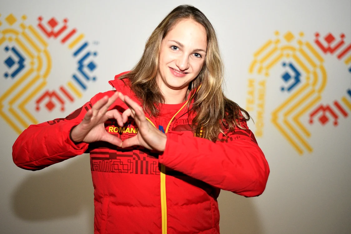 Înainte de a face bob, Andreea Grecu a practicat atletismul (Foto: COSR / Team România)