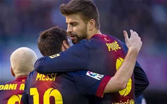 Pique a deschis scorul pentru Barcelona