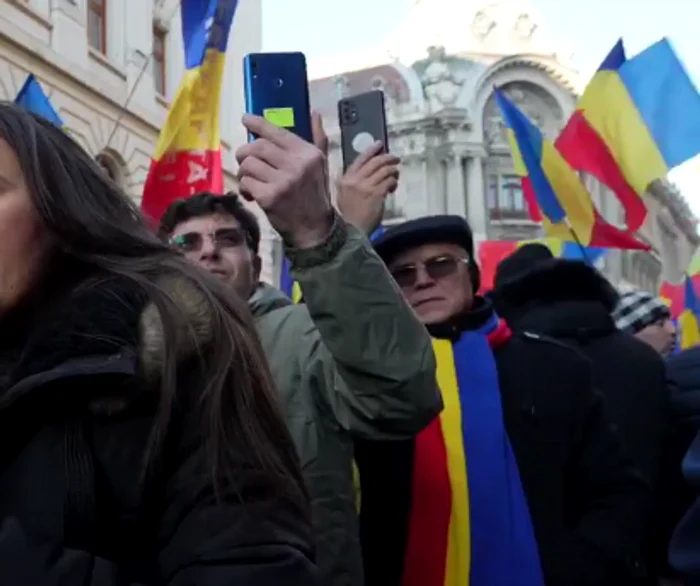 Protest AUR în Capitală FOTO captura Facebook