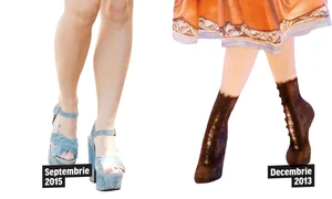 Britney Spears a făcut fixaţie pentru sandalele bleu de 100 de dolari, iar preferata Andreei Marin este fusta de 1 000 de euro, cu teatrul de păpuşi jpeg