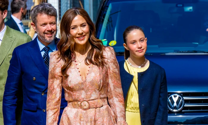 Prințul Moștenitor Frederik și Prințesa Moștenitoare Mary ai Danemarcei, alături de Prințesa Josephine, Profimedia (1) jpg
