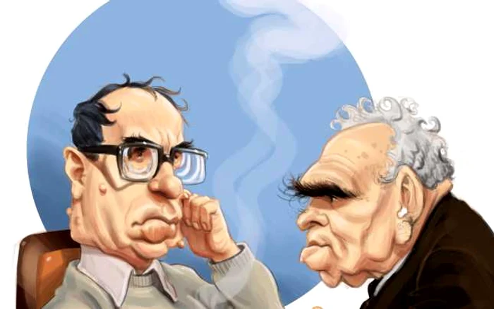 Marin Preda caricatura Bogdan Petry