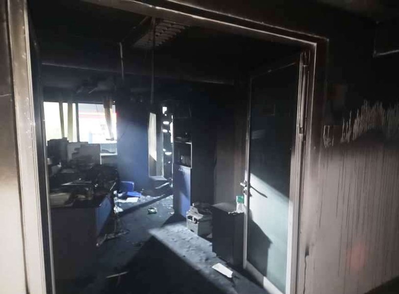 Incendiu în camera serverelor la Casa Judeţeană de Asigurări de Sănătate Vaslui