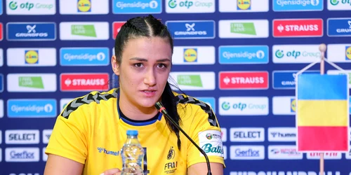 Bianca Bazaliu la Campionatul European de Handbal 11 noiembrie 2022 FOTO Mediafax Sorin Pană jpg