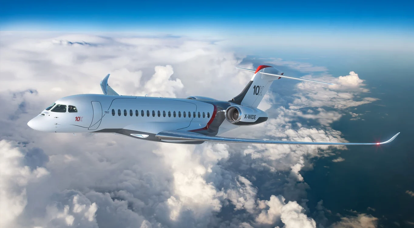 Avion Falcon 10. Foto: Arhiva Adevărul