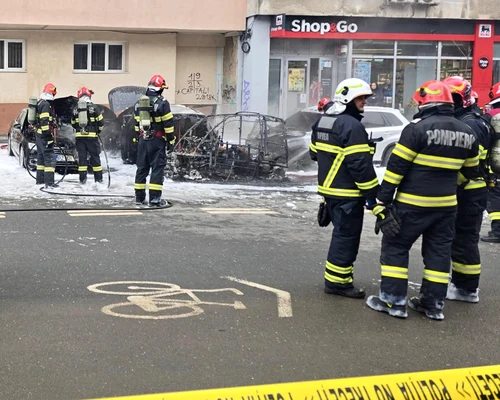 Incendiu mașini bucurești