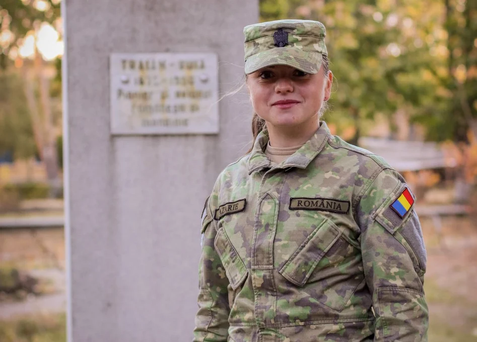 Maria Nazarie este subofițer al Armatei Române FOTO Ministerul Apărării Naționale