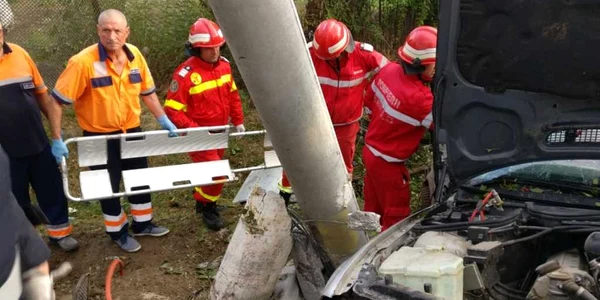 Accident localitatea Mineri FOTO ISU Tulcea