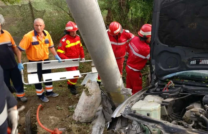 Accident localitatea Mineri FOTO ISU Tulcea