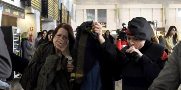 avion prabusit in franta - rude victime Barcelona FOTO AFP