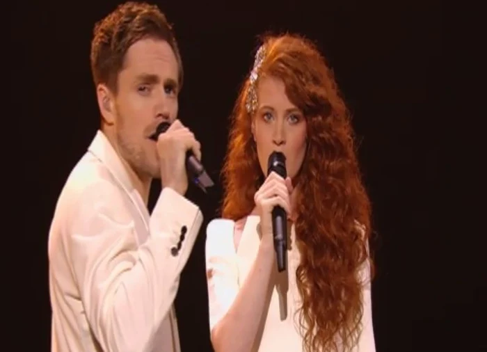 Eurovision 2015 finala. Norvegia a fost reprezentată de Kjetil Morland şi Debrah Scarlett 