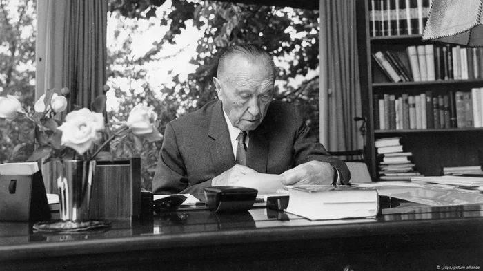 Creştin-democratul Konrad Adenauer a fost primul cancelar al R. F. Germania