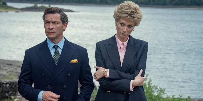 Dominic West și Elizabeth Debicki