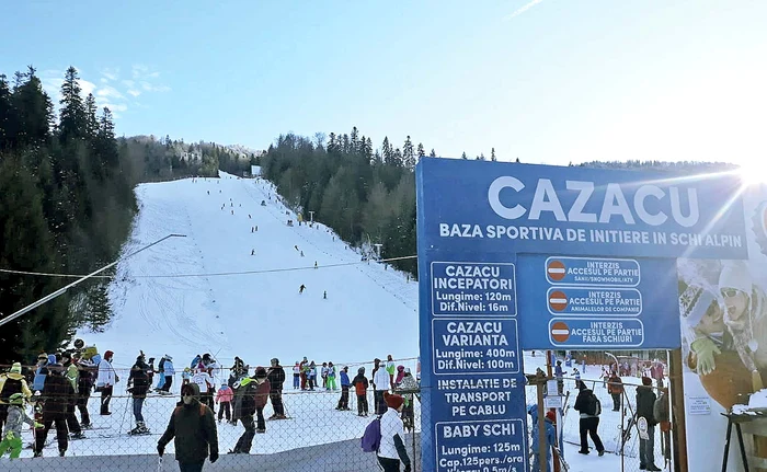 Pe Pârtia Cazacu a fost cel mai relaxant