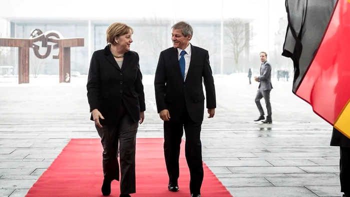 Angela Merkel, Dacian Cioloş FOTO Facebook