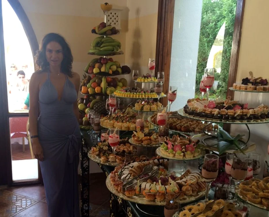 Vedeta s-a bucurat pe un adverat festin de ziua ei