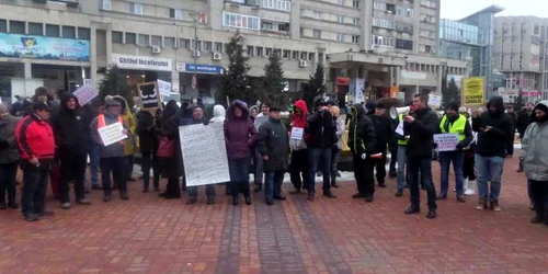 protest pitesti 