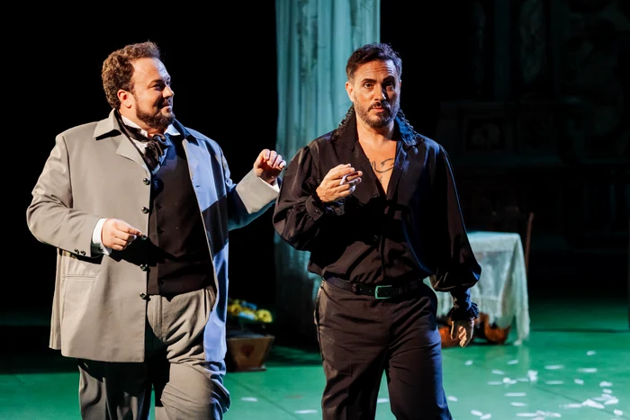 Ștefan Pop și Erwin Schrott. Credit foto Andrei Grigore/ Opera Națională București