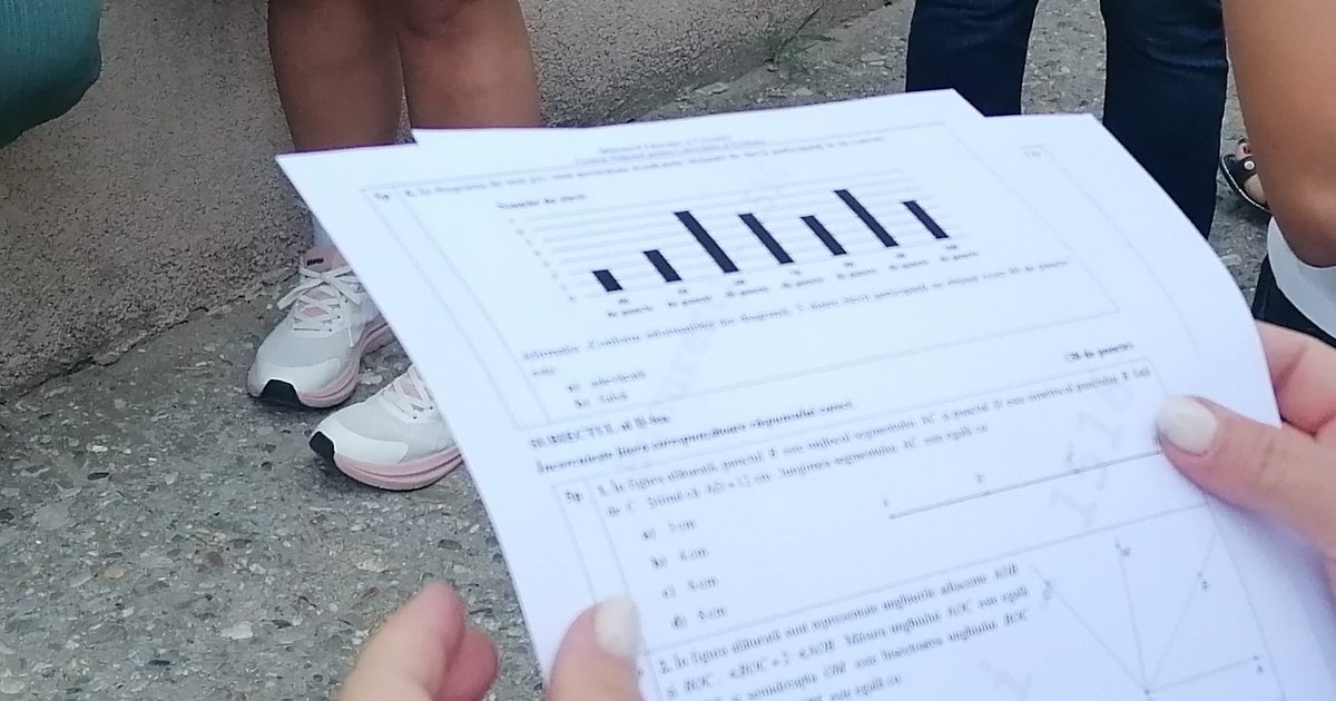 Anchetă în Olt, după proba la Matematică din cadrul Evaluării Naționale. „Copilul este demoralizat. A tras pentru nota maximă”