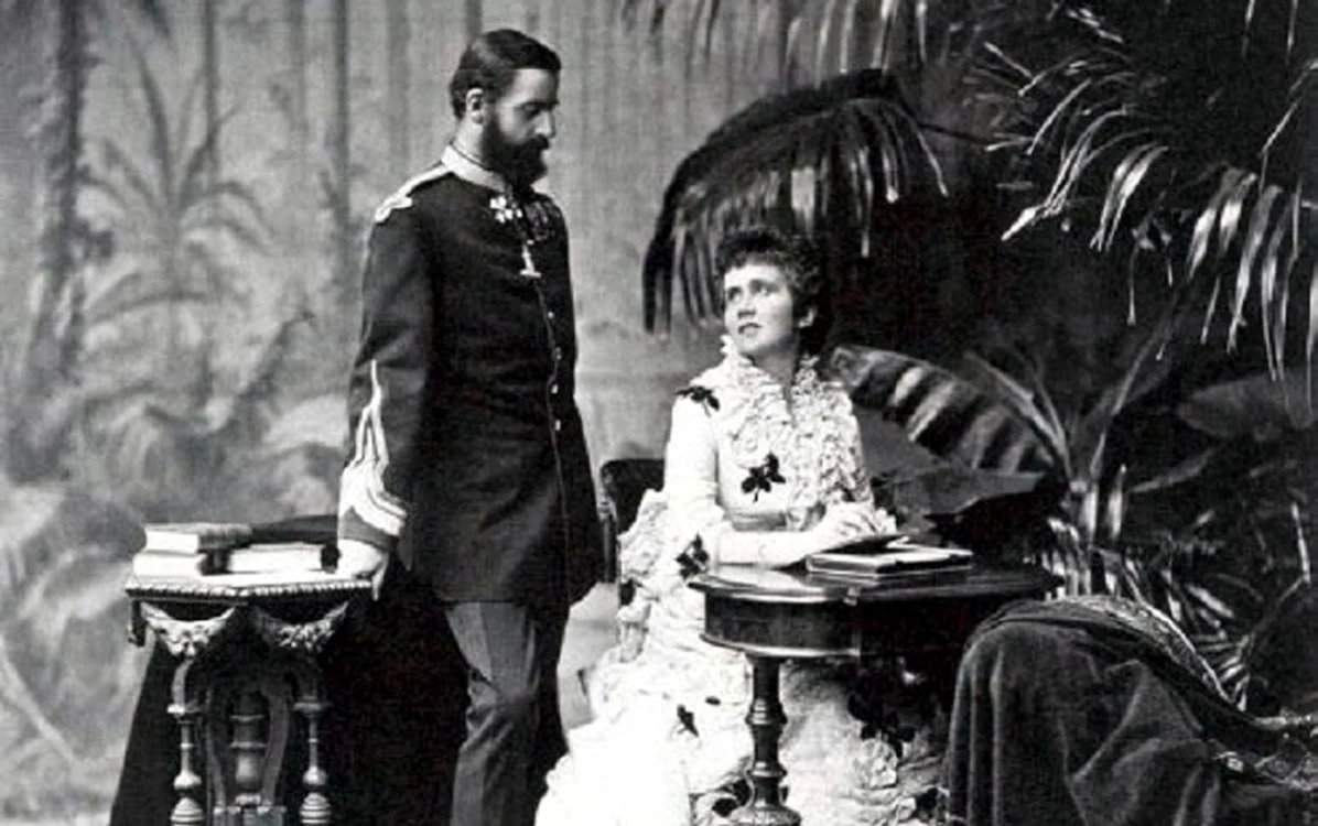 Regele Carol I și Regina Elisabeta   Casa Regală jpg