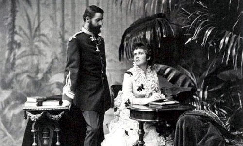 Regele Carol I și Regina Elisabeta   Casa Regală jpg