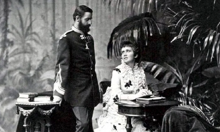 Regele Carol I și Regina Elisabeta   Casa Regală jpg