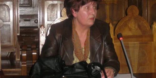 Alexandrina Diaconescu, lideul Sindicatului "Spiru Haret" Galaţi, Foto: Bogdan Nistor
