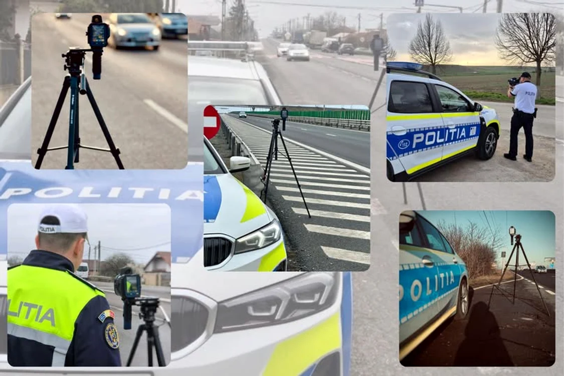 Acțiuni ROADPOL Speed. FOTO Poliția Română