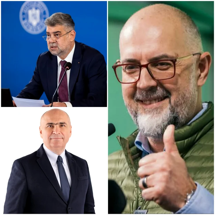 Marcel Ciolacu, Ilie Bolojan și Kelemen Hunor Foto: Facebook