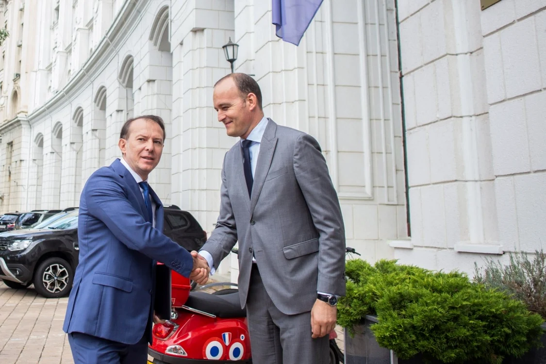 Florin Cîțu și Dan Vîlceanu FOTO Inquam Photos