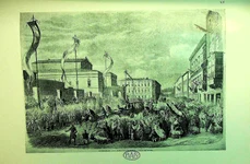 Sărbătorirea Unirii Principatelor Române la 24 ianuarie 1862 (foto: Facebook / Arhivele Naționale ale României)