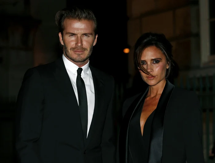 David şi Victoria Beckham la London Fashion Week 2013 FOTO Reuters