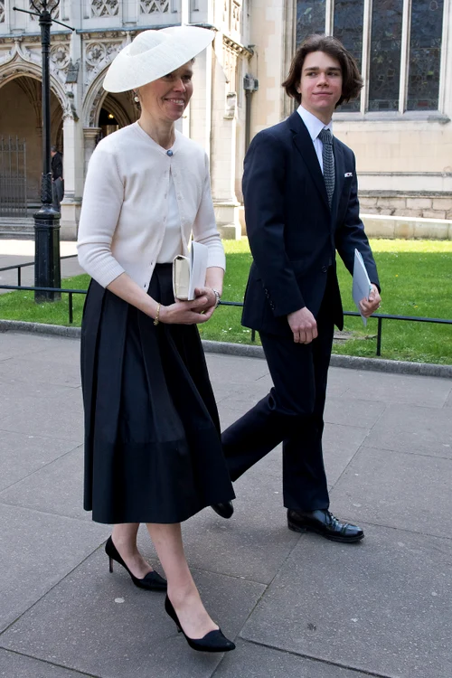 Lady Sarah Chatto cu unul dintre fiii săi, Getty Images jpg