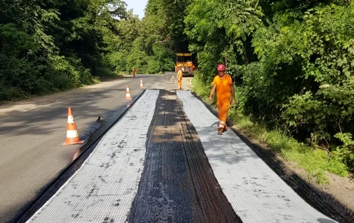 Lucrări în zona Coşava. Foto: DRDP Timişoara.