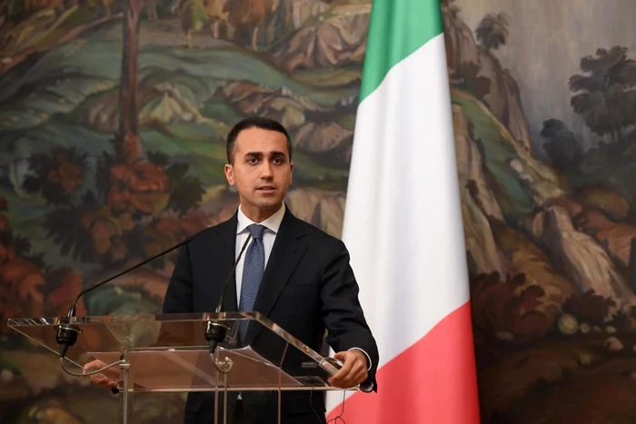 Foto: EPA-EFE / Ministrul italian de externe, Luigi di Maio