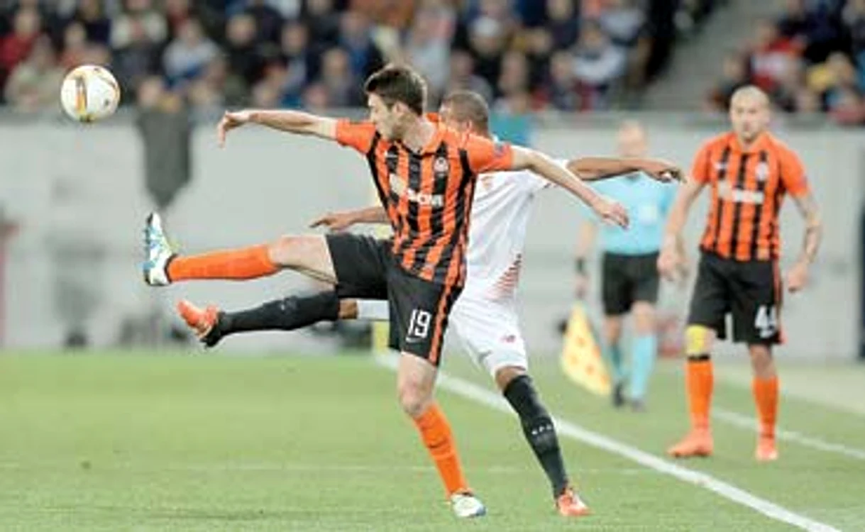 Şahtior a fost egalată de Sevilla pe final de meciFoto: AP