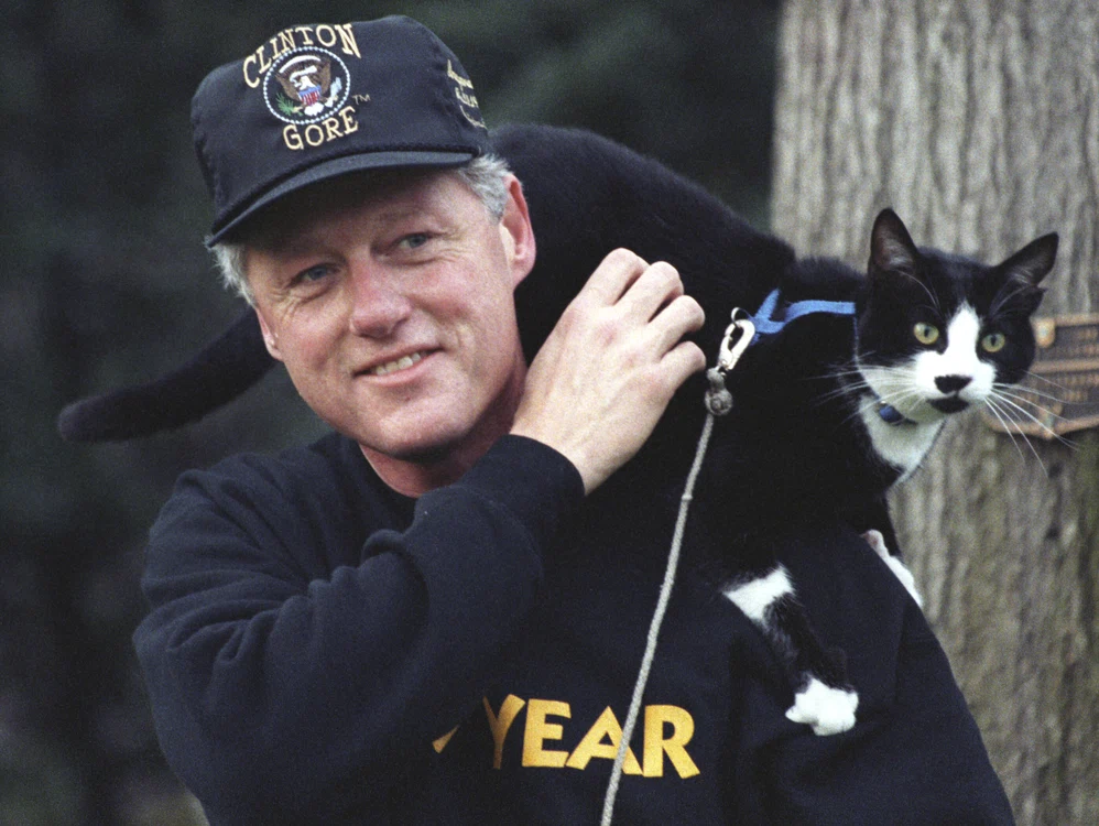 Bill Clinton și pisica lui GettyImages 617400034 jpg