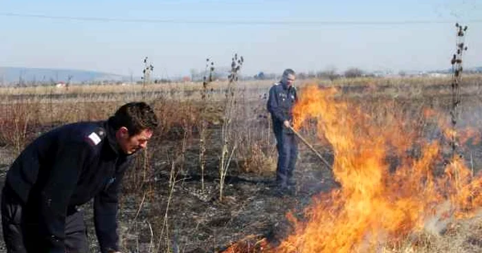 Pompierii au acţionat aproape trei ore pentru stingerea puternicului incendiu