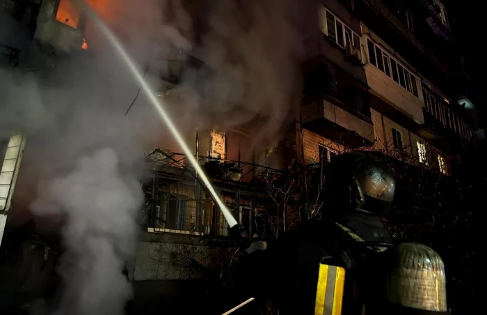 Atac rusesc la Kiev FOTO: X