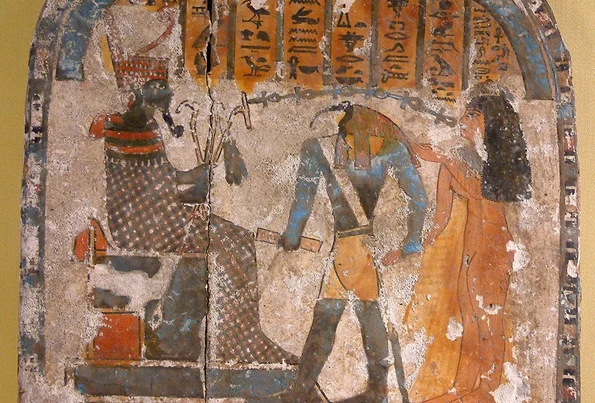 Nestarut dusă de Thot la zeul Atum, circa 900 î.Hr. (© Muzeul Luvru / Wikimedia Commons)