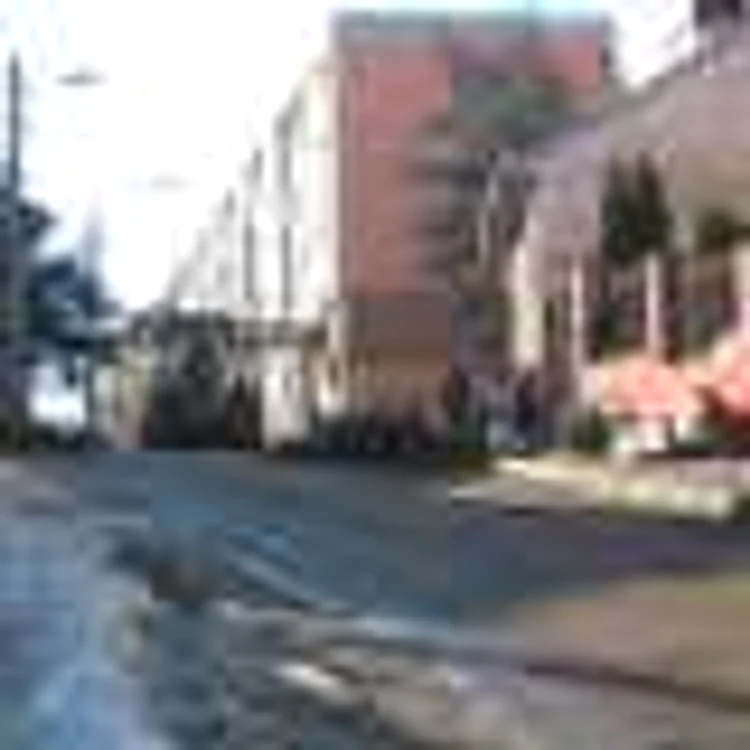Strada Cuza Vodă a fost închisă din cauza lucrărilor la canalizare