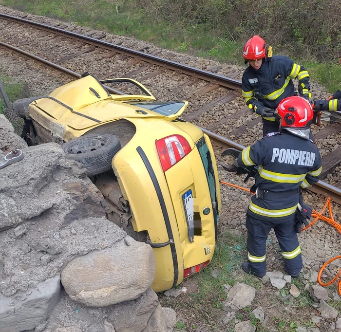 Accidentul rutier în jud. Vâlcea. FOTO: IPJ Vâlcea