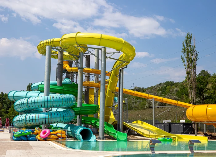 Plaja Dunărea, cel mai mare și mai modern aquapark de pe malul Dunării FOTO: Primăria Galați