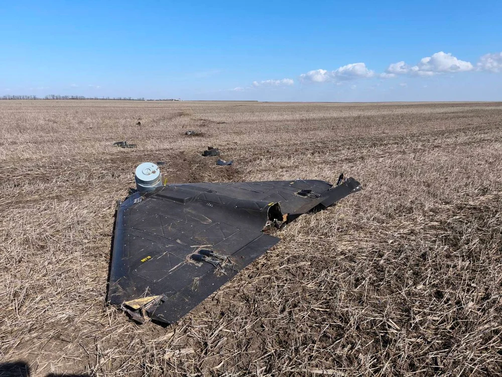 O dronă a pătruns ilegal în Republica Moldova. FOTO: Telegram.org/ Poliția Republicii Moldova