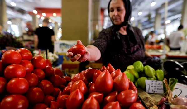 Roșii vândute în piață FOTO Shutterstock 