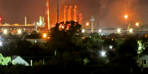 Rafinarie atacata in Rusia FOTO X Nexta jfif